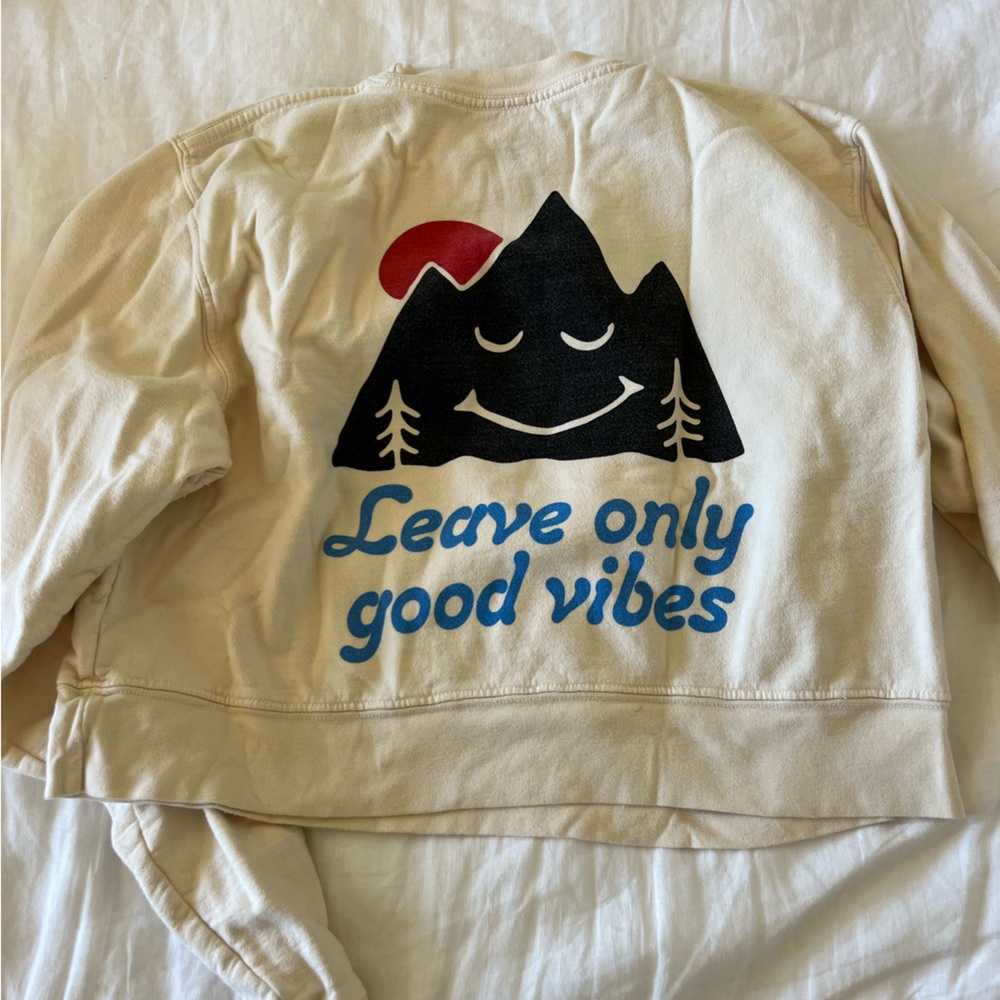 Parks Project cropped cream sweater